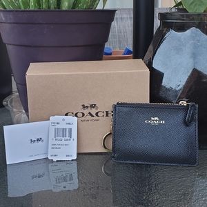 Coach™️ Leather ID/ Keychain Cardholder